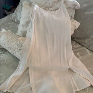 Express White Sleeveless romper. NWOT